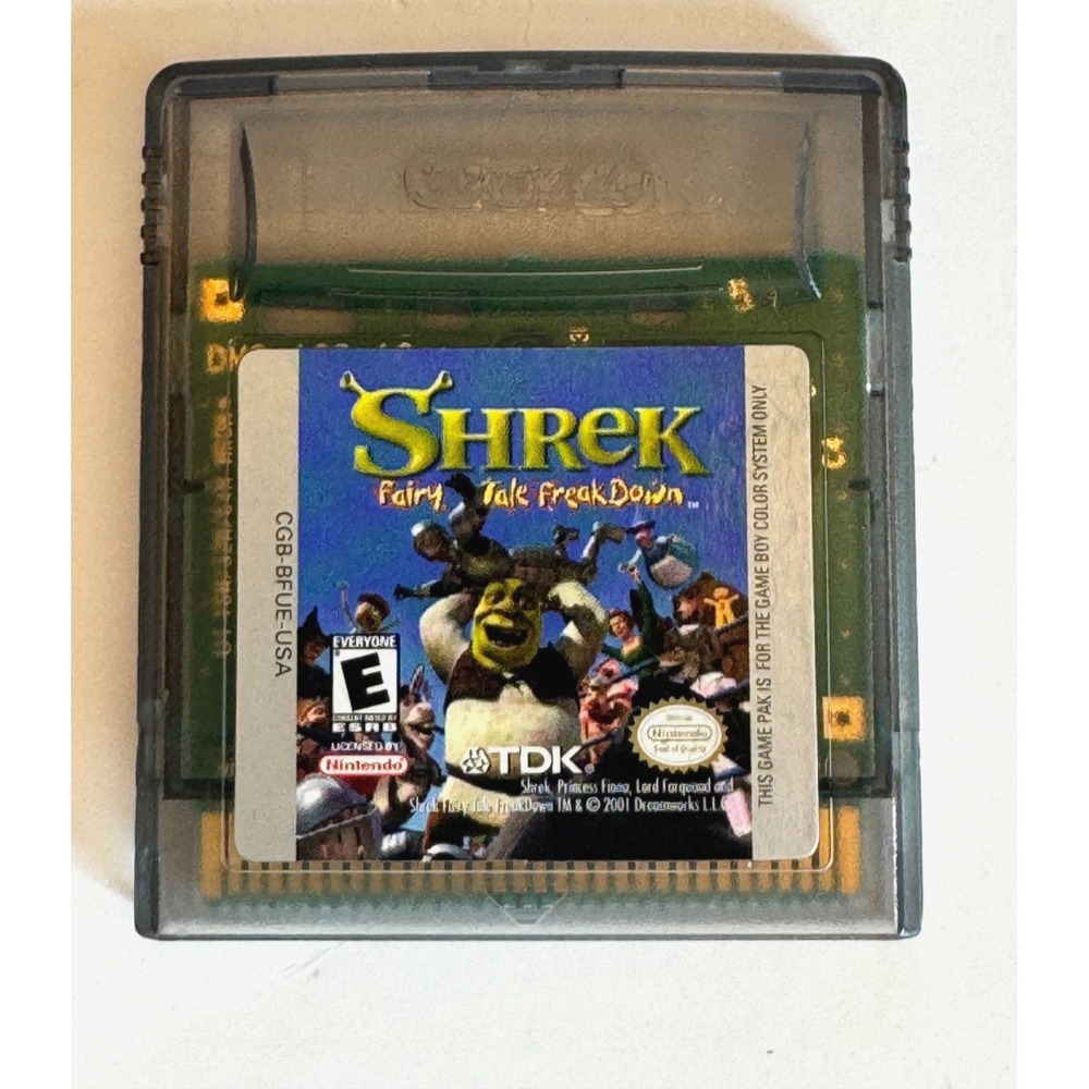 Shrek Fairy Tale Freak Down Nintendo Game Boy Color GBC Tested - Cartridge ONLY‎